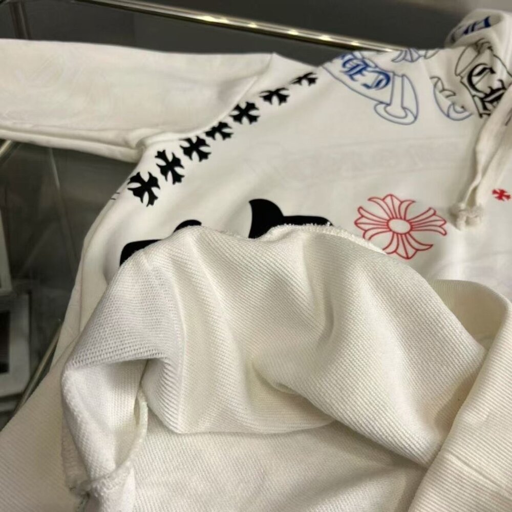 NWT Chrome Hearts Hoodie White - Picture 4 of 6